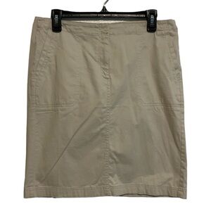 NWT J Jill Live In Chino Pebble Skirt Size 8